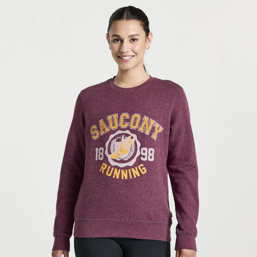 Saucony Rested Sweatshirt Dame Grå | Norge-537926